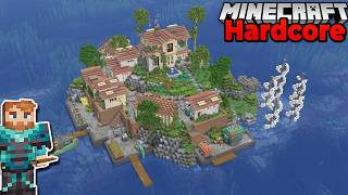 I Built an Island Base in my Hardcore Minecraft World