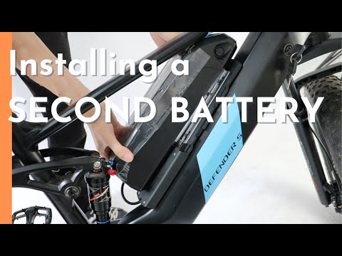 How to: Install a second battery on the Eunorau Defender S.
