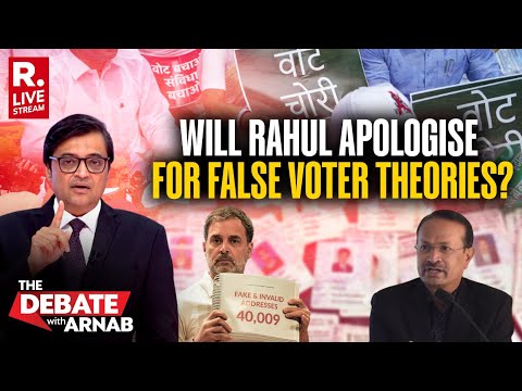 Debate With Arnab LIVE: Will Rahul Gandhi Apologise For Using Flawed Data From CSDS’s Sanjay Kumar?