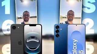 Iphone 16e vs Galaxy S25: Testei as CÂMERAS e me SURPREENDI!