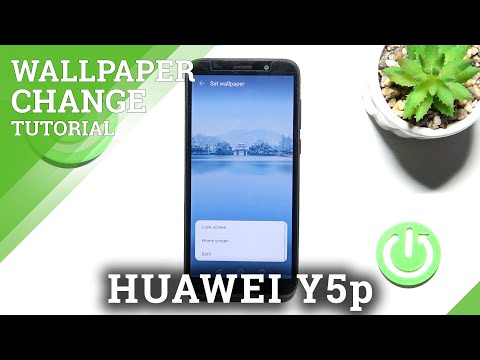 (ENGLISH) How to Change Lock Screen Wallpaper in HUAWEI Y5p – Find Wallpaper Options