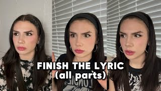Finish The Lyric for a CASH PRIZE…