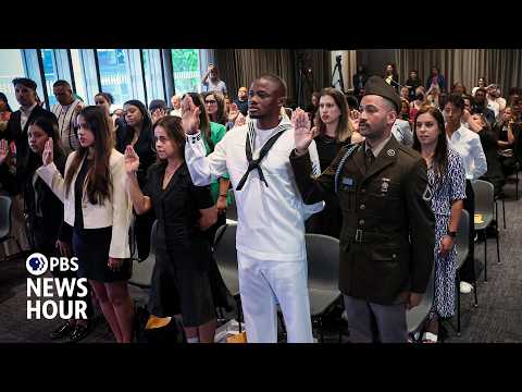 YouTube video thumbnail: Study Finds Trump Administration cut Legal Immigration far More Than Illegal Crossings