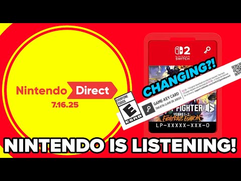 Nintendo Direct Now THIS Week?! Game Key Cards Might Be CHANGING!