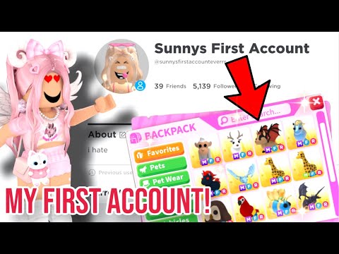 I Logged Onto My FIRST EVER ADOPT ME ACCOUNT And I Was SHOCKED By How Rich I Was... *SHOCKING*