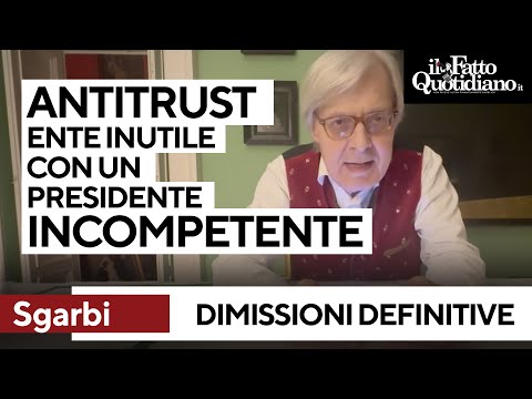 Sgarbi contro tutti :"Antitrust incompetente". Poi l'apprezzamento per Vannacci e sfottò per Scanzi