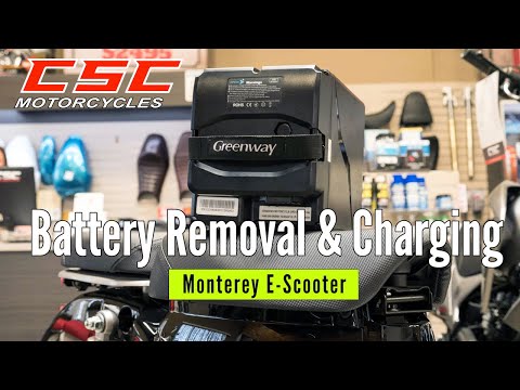 Monterey E-Scooter - Battery Removal & Charging