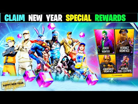 FREE FIRE NEW EVENT | HAPPY NEW YEAR 2025 FREE REWARDS | 1 JANUARY NEW EVENT | FF NEW EVENT