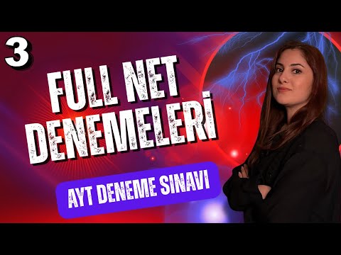 3) FULL NET | AYT BİYOLOJİ DENEME SINAVI