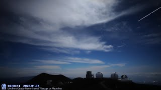 ハワイ・マウナケア星空ライブカメラ 2026年1月3日UTの流星ダイジェスト/Meteors over Maunakea, Hawaii, Jan 3, 2026 / こぐま座流星群