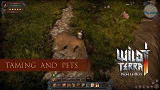 Wild Terra 2. Pets and Taming gameplay
