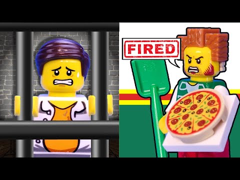 I Built A Lego Minifigure's WORST DAY EVER...