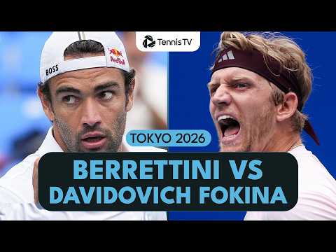 Matteo Berrettini vs Alejandro Davidovich Fokina Highlights | Tokyo 2026