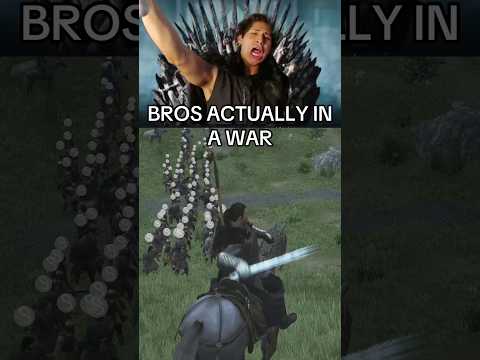 BROS ACTUALLY IN A WAR #gaming #gameofthrones #funny #fyp #shorts #viral #bannerlord #funnyshorts