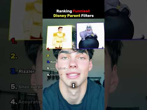 Ranking Funniest Disney Parent Filters #usa
