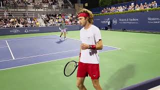 R4/QF Singles/Doubles Clips Cincinnati Open