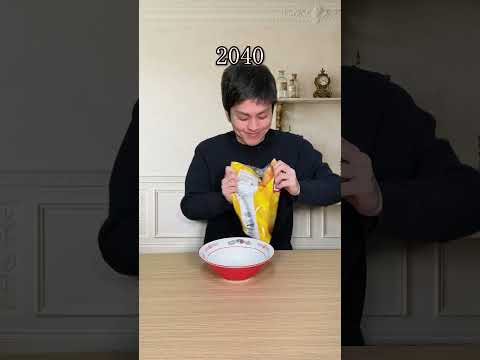 各時代におけるポテトチップスの量の違い