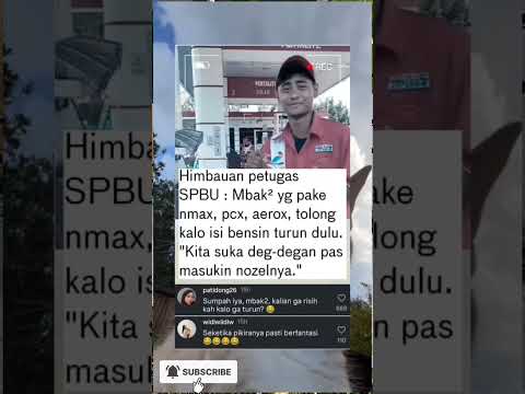 Mbak NMAX Tolong Turun Dulu Petugas SPBU Sampai Deg-degan #viral#trending #shorts #viralvideo