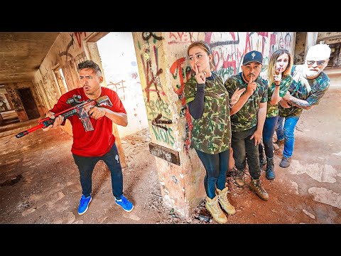 ESCONDE ESCONDE NO HOSPITAL ABANDONADO COM AIRSOFT [EP.14]