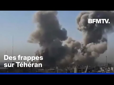 Les images du quartier de la résidence du guide suprême iranien ciblé par des frappes