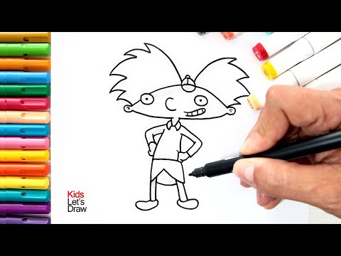 Aprende a dibujar a ARNOLD Shortman de ¡Oye Arnold! | How to draw Arnold (Hey Arnold!)