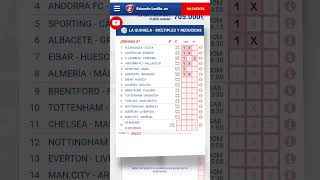 🔴 ⚽ Pronóstico 7 dobles LA QUINIELA BARATA jornada  #7dobles  #quiniela  #bote #finalcopadelrey