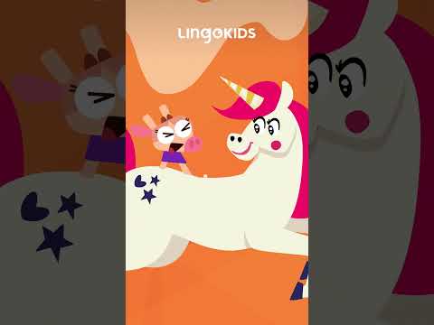 MY UNICORN SONG 🦄 Colors song #forkids @Lingokids #shorts #kidssongs #kidslearning