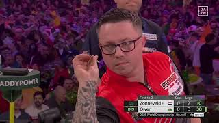 Darts WM 2025 R1 Zonneveld vs Owen I Deutsch
