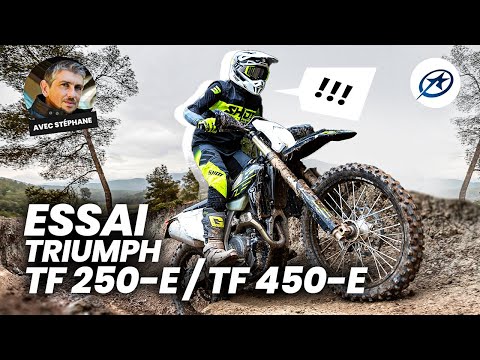 Triumph TF 250-E et TF 450-E (Essai 2025) - Chapeau melon et bottes de cross