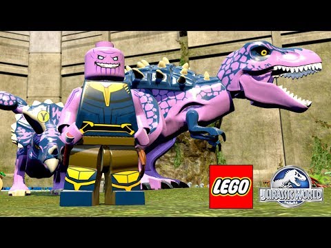 THANOS GUERRA INFINITA E SEUS DINOSSAUROS no LEGO Jurassic World Criando Dinossauros #59