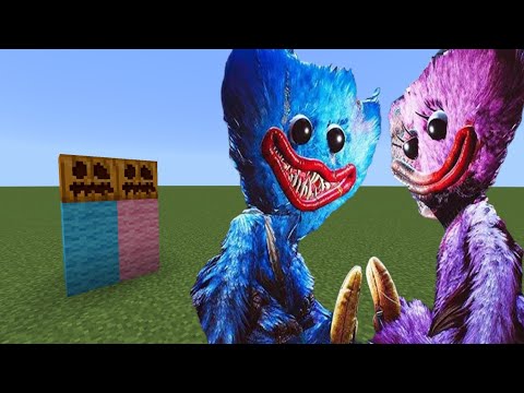 Poppy Playtime Chapter 5 Huggy Wuggy & Kissy Missy Addon in Minecraft PE
