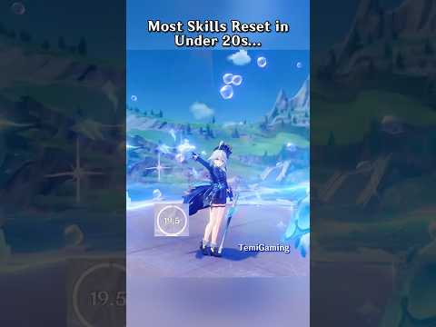 Only 5 Genshin Characters Have Skills Over 21s Cooldown #genshinimpact #genshin #hoyoverse #short