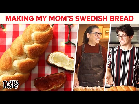 My Mom Teaches Me How To Make Swedish Bread