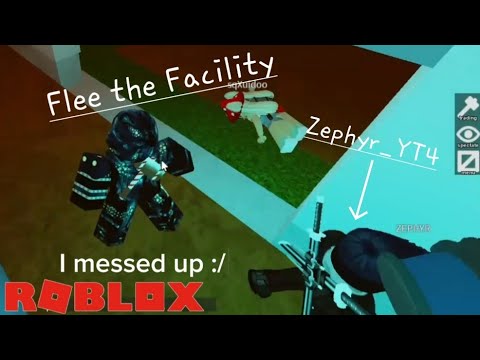 RUNNING from ZEPHYR_YT4 in FLEE THE FACILITY