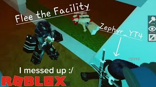 RUNNING from ZEPHYR_YT4 in FLEE THE FACILITY