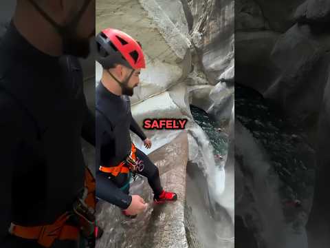 Craziest Way To Go Down A Waterfall…