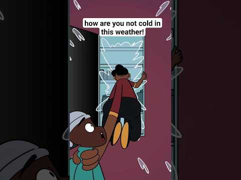 Why I never get cold.. cooking #animation #shorts