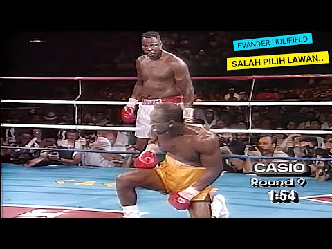 ( pertarungan brutal) : Evander Holyfield harus akui kehebatan Larry Holmes tua