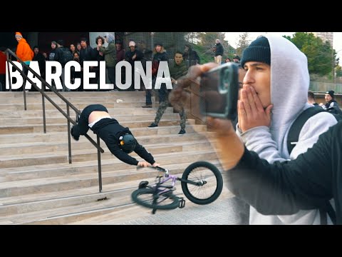 BARCELONA STREET BMX JAM TURNS INTO A RIOT!