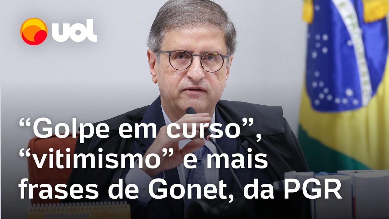 PGR denuncia plano de golpe e avalia pena Veja as principais frases de Gonet durante julgamento