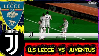 U.S LECCE VS JUVENTUS | SIMULATOR GAME FTS 2024 | 22 Januari 2024