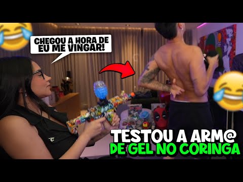 CORINGA COMPROU uma ARM1NH@ de GEL e DEIXOU a TAINA TESTAR!