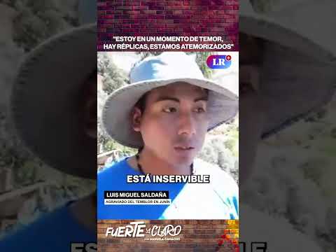 "ESTOY EN UN MOMENTO DE TEMOR, HAY RÉPLICAS, ESTAMOS ATEMORIZADOS” | FUERTE Y CLARO #shorts