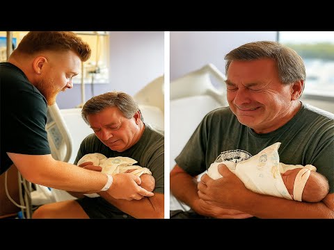 The Most Priceless Moments | First Time Holding His Grandchild… and He Broke Down