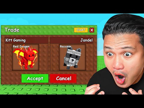 Trading YOUTUBERS Pets in Grow A Garden for 24 Hours