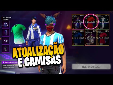 ATENÇÃO!! ATUALIZAÇÃO LOJA DE GUILDA, CAMISAS DE TIME, PRÊMIOS BR RANK E CS - NOVIDADES FREE FIRE