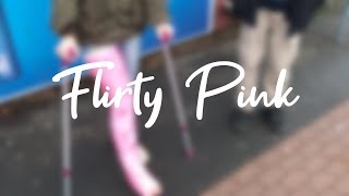 Cast unique | Flirty Pink Long leg cast LLC