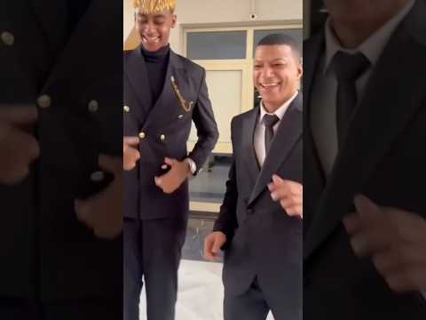 Le sosie de Yamal a rencontré le sosie de Mbappé 🤣😅 #yamal #mbappé