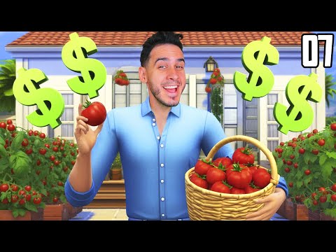 Vendo Mis Tomates y Me Sorprendió el Dinero que Gané 🍅💰 Sims 4 | Cap 7