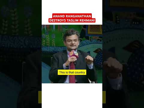 Anand Ranganathan exposes Islamic Supremacy & SHUTS DOWN Taslim Rehmani in Nupur Sharma Case! 🔥